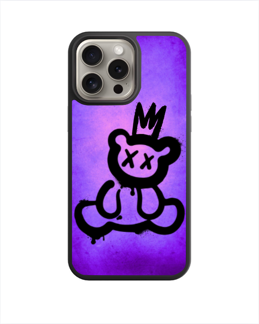 Spray Paint Teddy Bear Phone Case