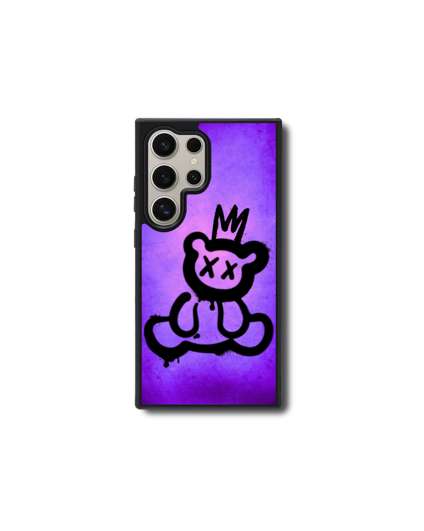 Spray Paint Teddy Bear Phone Case