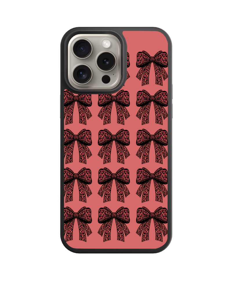 Cheetah Bow Phone Case