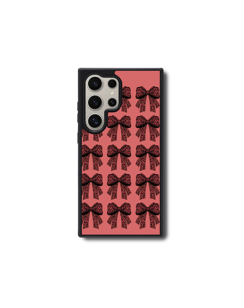 Cheetah Bow Phone Case