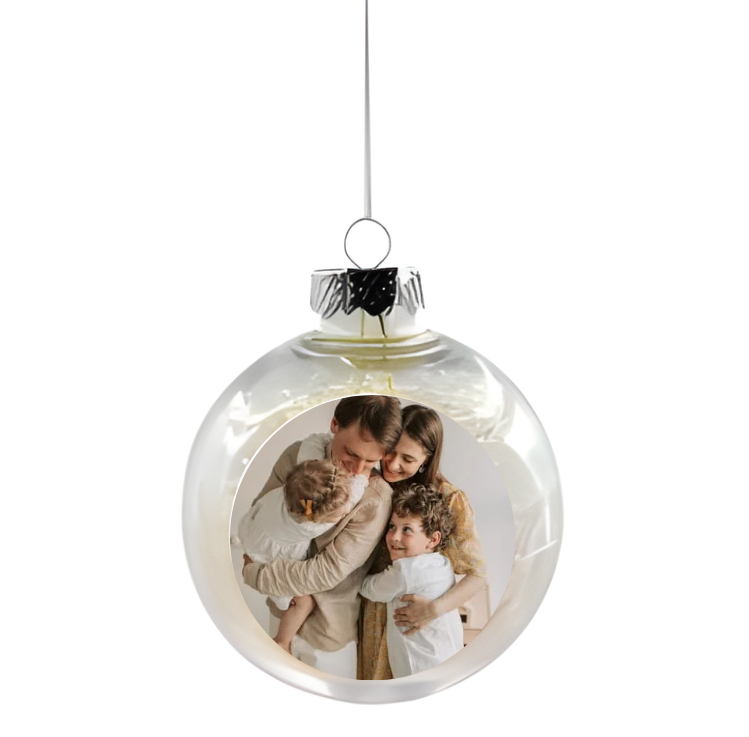 Sparkling Custom Christmas Ornament
